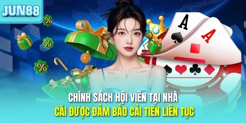 Trang chủ 326 Chính sách hội viên tại nhà cái JUN88 được đảm bảo cải tiến liên tục