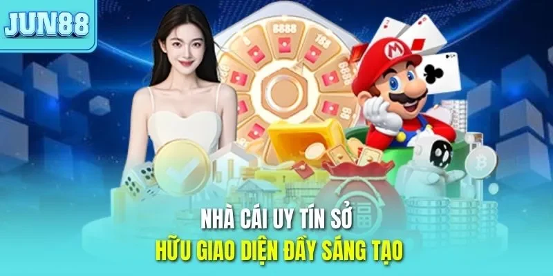 Trang chủ 325 Nhà cái JUN88 uy tín sở hữu giao diện đầy sáng tạo